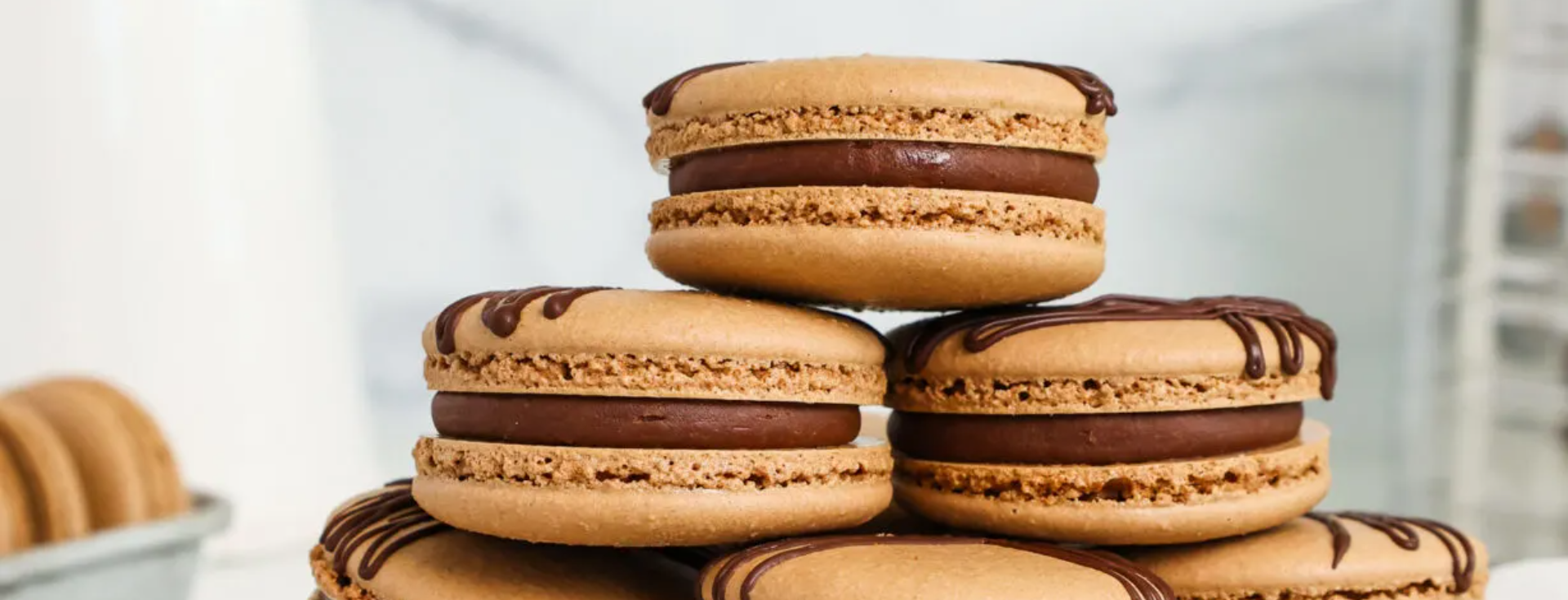 French Macarons with Vanilla Buttercream