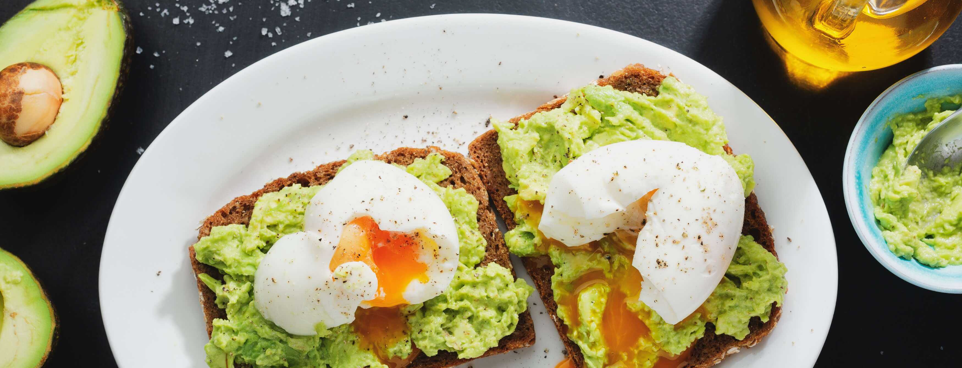 Savory Avocado Toast with Poached Eggs1