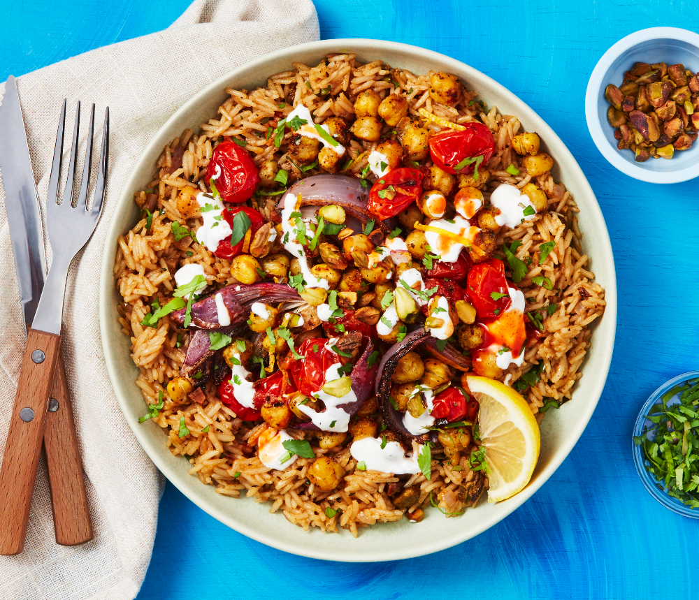 Spicy Chickpea Shawarma Bowl