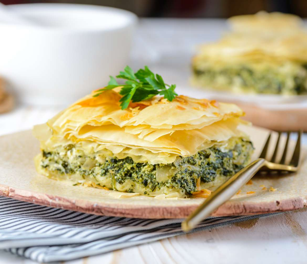 Greek Spanakopita (Spinach & Feta Pie)