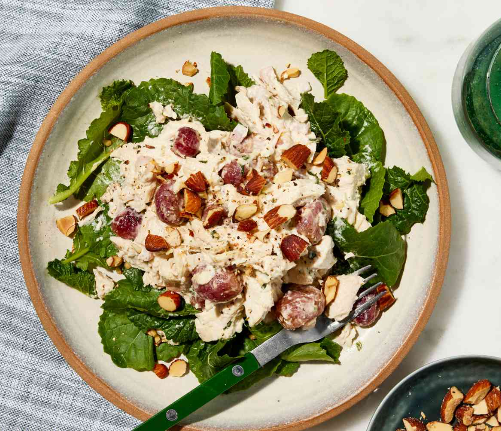 Chicken Salad with Grapes and Almonds
